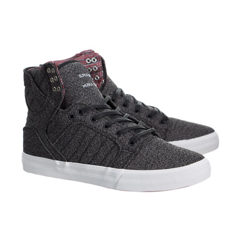 Supra SkyTop Høye Dame Grå | VCSLM8521