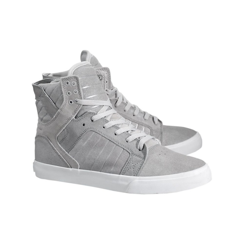 Supra SkyTop Høye Dame Grå | XRGCI8917