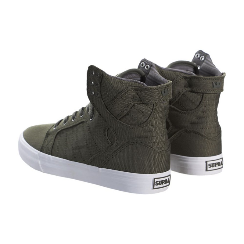 Supra SkyTop Høye Dame Grønn | CQBDO9380