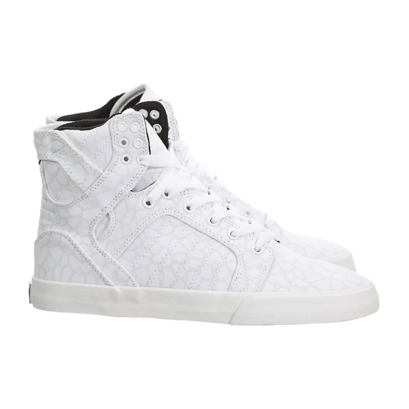 Supra SkyTop Høye Dame Hvite | TDFCP6492