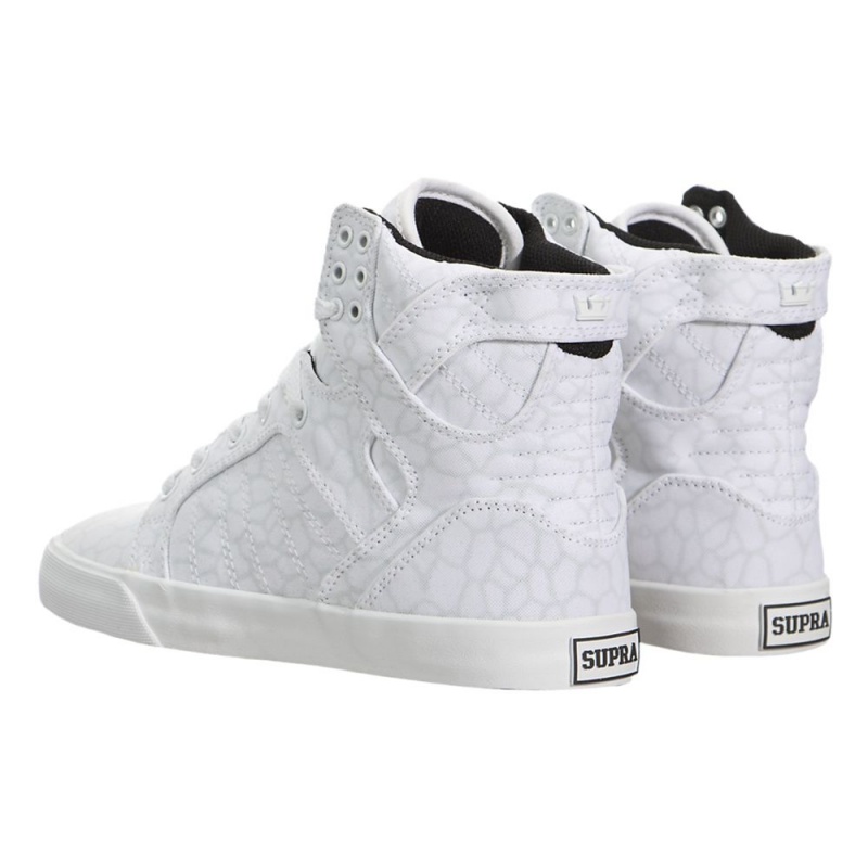 Supra SkyTop Høye Dame Hvite | TDFCP6492