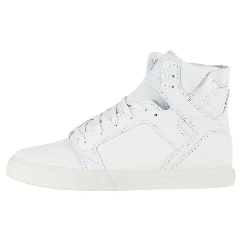 Supra SkyTop Høye Dame Hvite | TGAIE4532