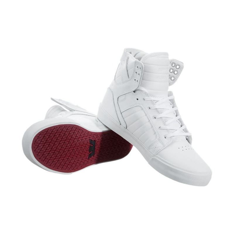 Supra SkyTop Høye Dame Hvite | XTEYP2189