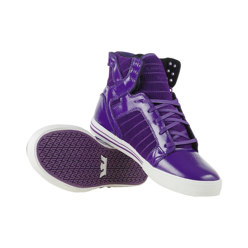 Supra SkyTop Høye Dame Lilla | XNOHW9183