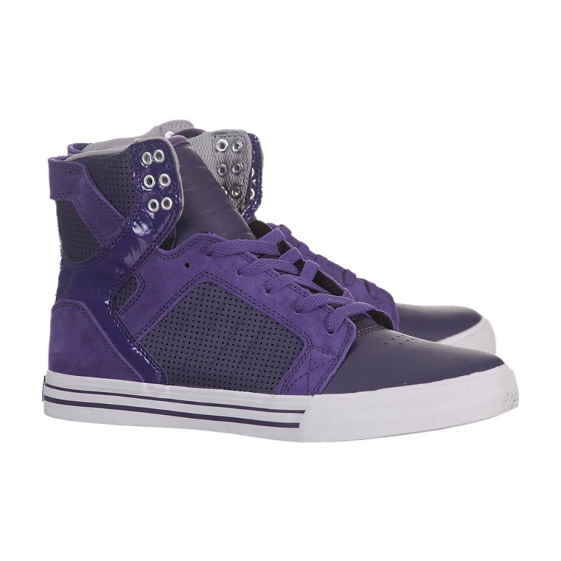 Supra SkyTop Høye Dame Lilla | XZFRJ8907