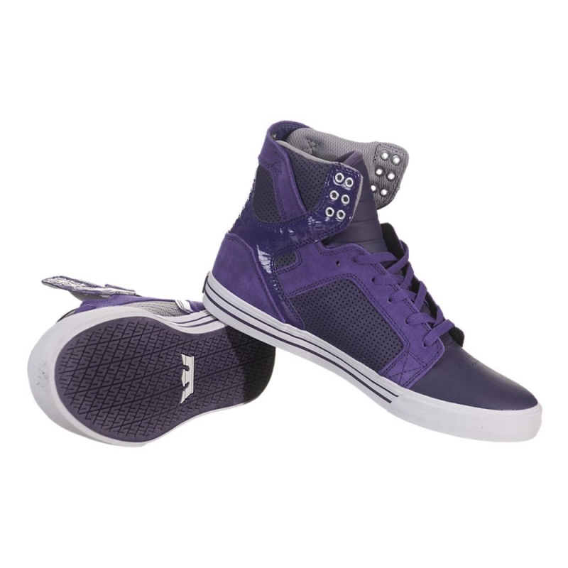 Supra SkyTop Høye Dame Lilla | XZFRJ8907