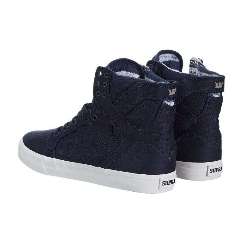 Supra SkyTop Høye Dame Marineblå | LJRKI8970