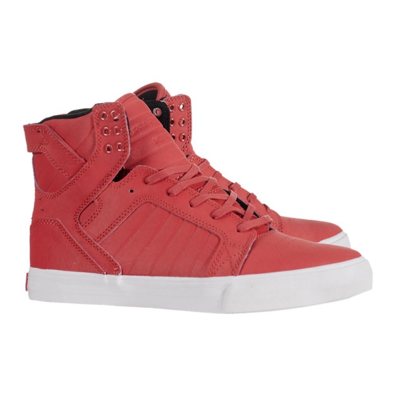 Supra SkyTop Høye Dame Rød | GTMSH7839