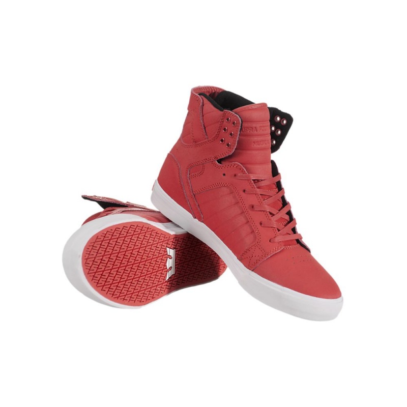 Supra SkyTop Høye Dame Rød | GTMSH7839