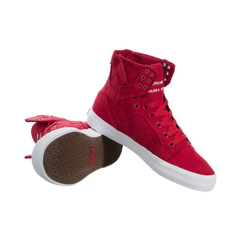 Supra SkyTop Høye Dame Rød | TKCRG6702