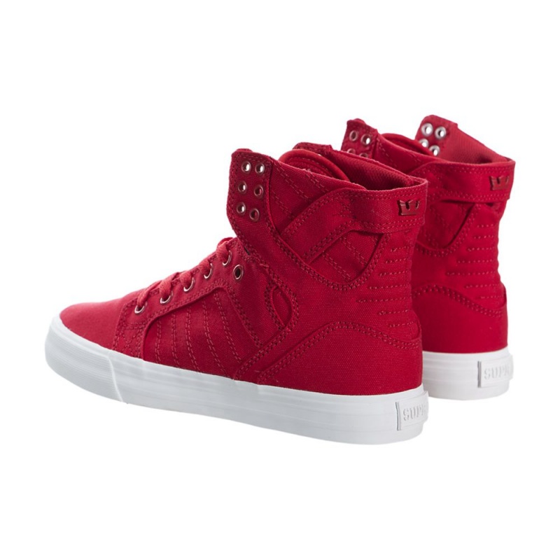 Supra SkyTop Høye Dame Rød | TKCRG6702