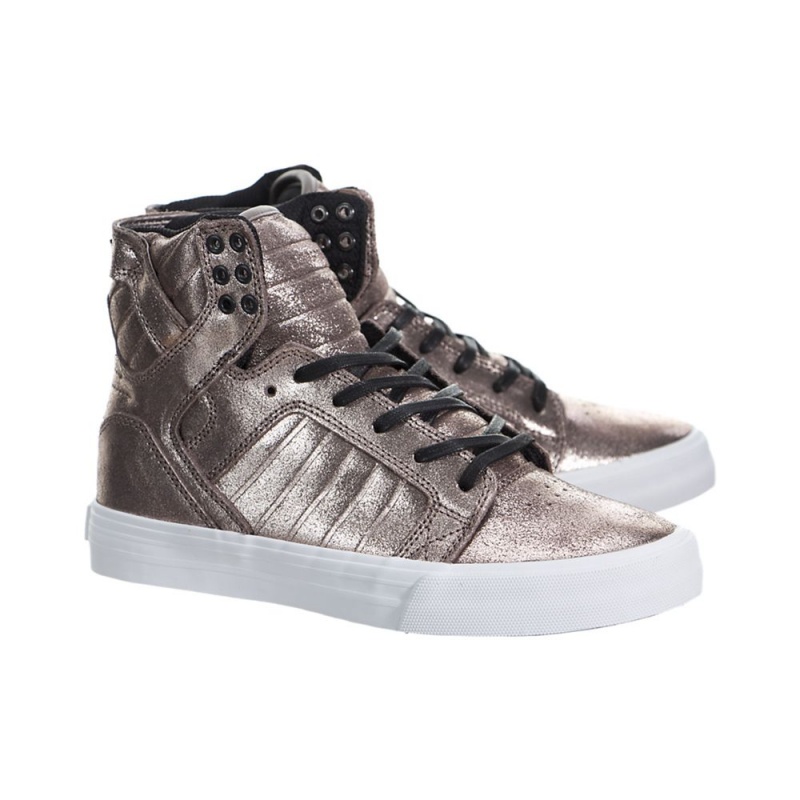 Supra SkyTop Høye Dame Rosa Gull | FHWUZ3762