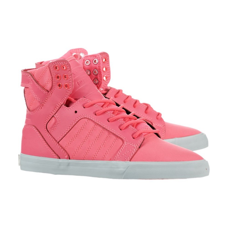 Supra SkyTop Høye Dame Rosa | JKPWH3549