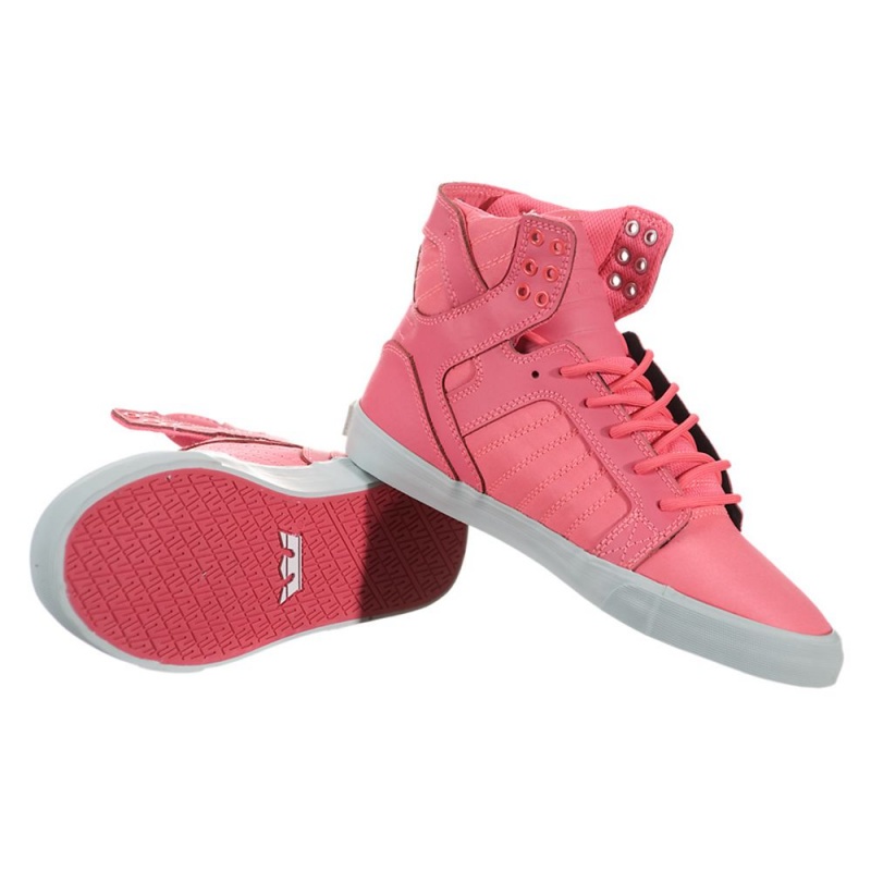 Supra SkyTop Høye Dame Rosa | JKPWH3549