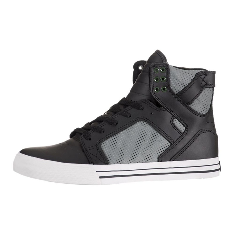 Supra SkyTop Høye Dame Svarte Grå | LSVTB7068