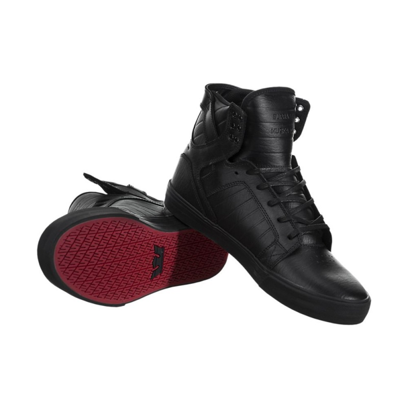 Supra SkyTop Høye Dame Svarte | AEXCD3407