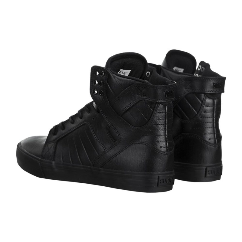 Supra SkyTop Høye Dame Svarte | AEXCD3407