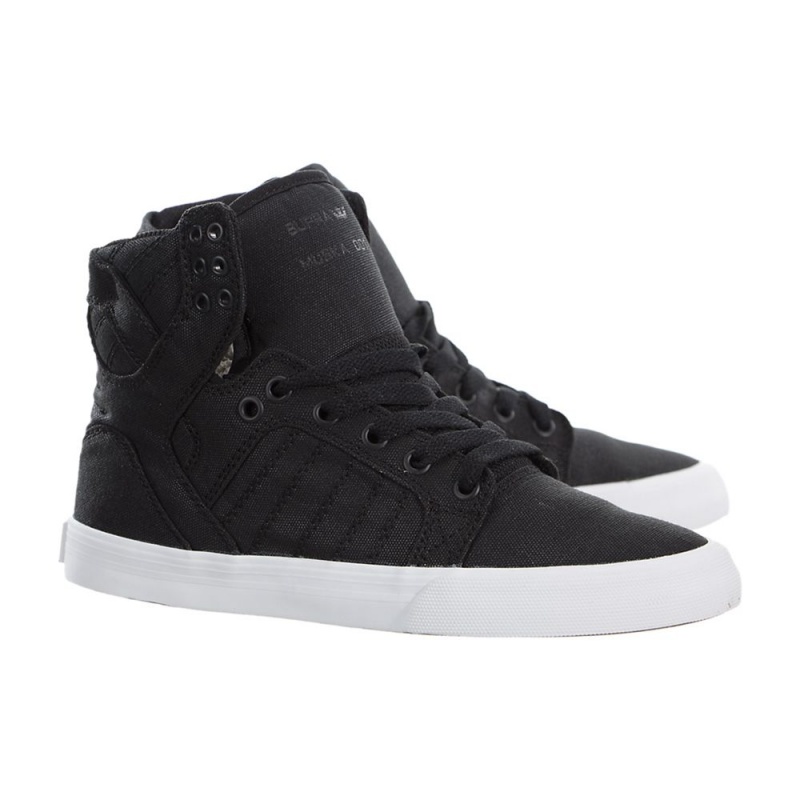 Supra SkyTop Høye Dame Svarte | FGRLO0482