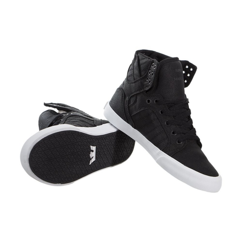 Supra SkyTop Høye Dame Svarte | FGRLO0482