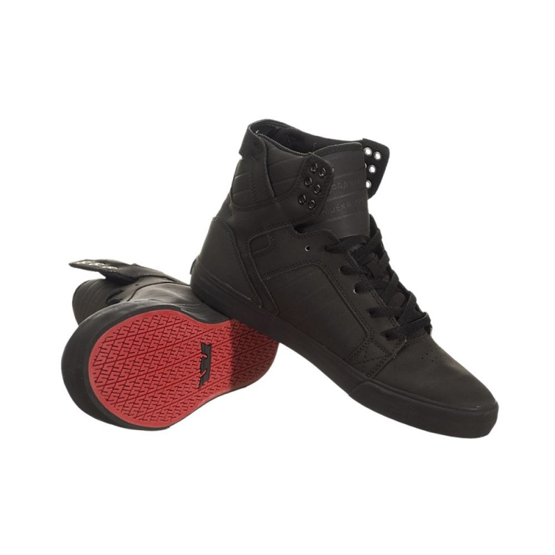 Supra SkyTop Høye Dame Svarte | LBEIN0517