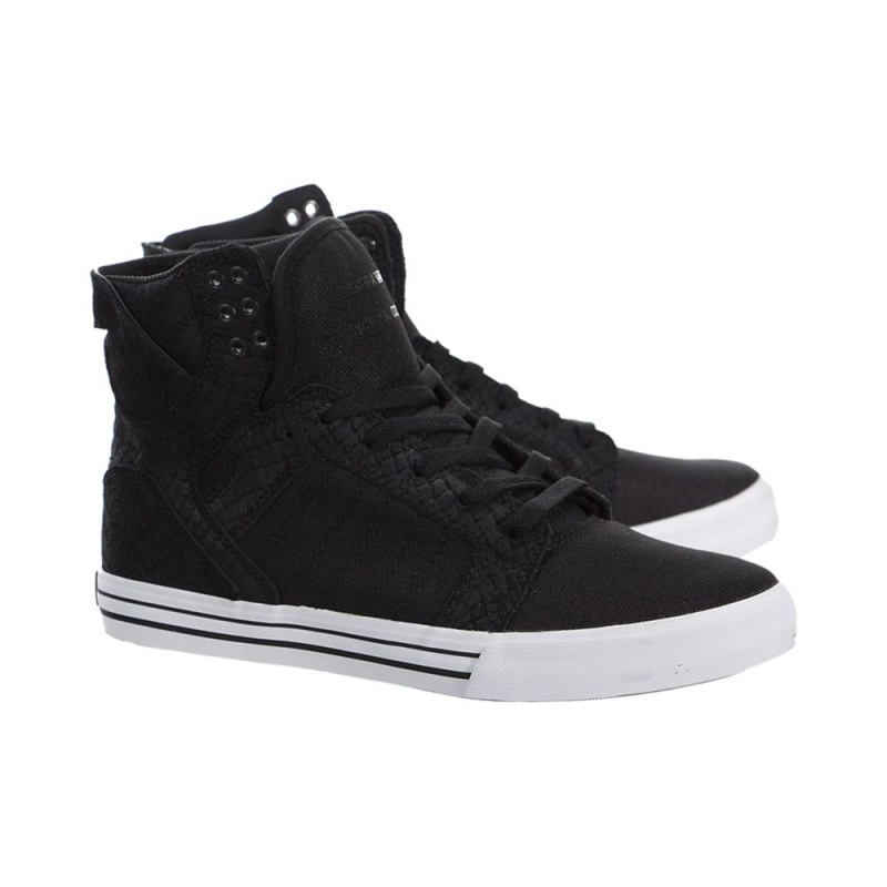 Supra SkyTop Høye Dame Svarte | OCLXT7160