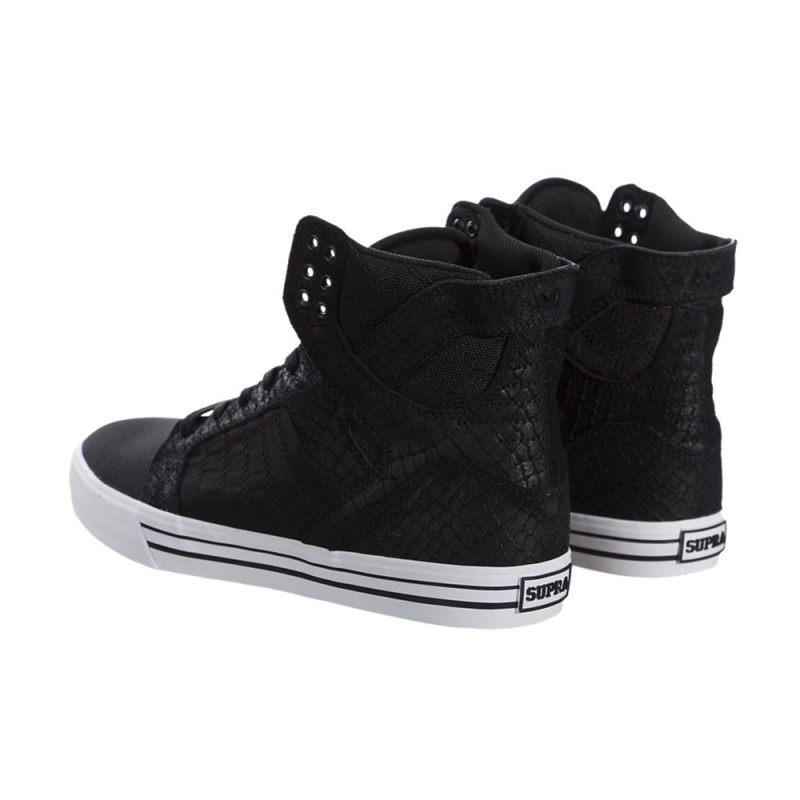 Supra SkyTop Høye Dame Svarte | OCLXT7160