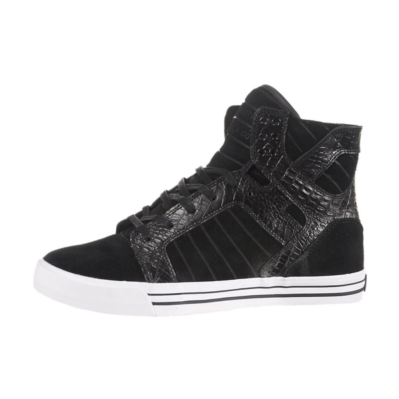 Supra SkyTop Høye Dame Svarte | OHQND6134