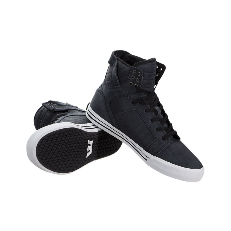 Supra SkyTop Høye Dame Svarte | POHQW7326