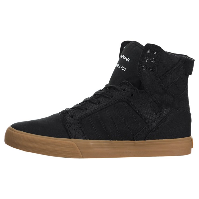 Supra SkyTop Høye Dame Svarte | QFCNJ8365