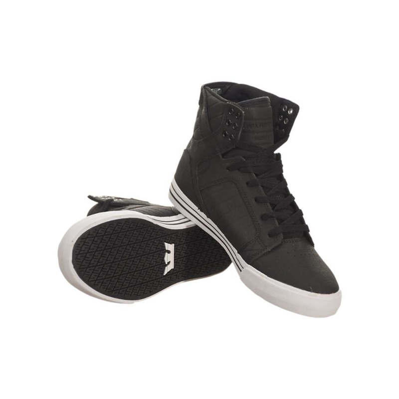 Supra SkyTop Høye Dame Svarte | THZCY6593