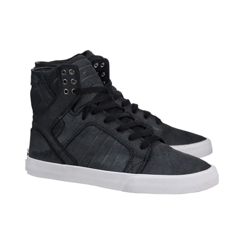 Supra SkyTop Høye Dame Svarte | WAXLI3042