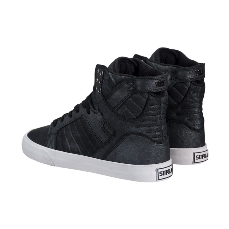 Supra SkyTop Høye Dame Svarte | WAXLI3042