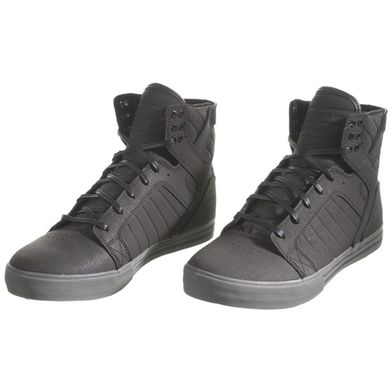 Supra SkyTop Høye Dame Svarte | YFHGB2456