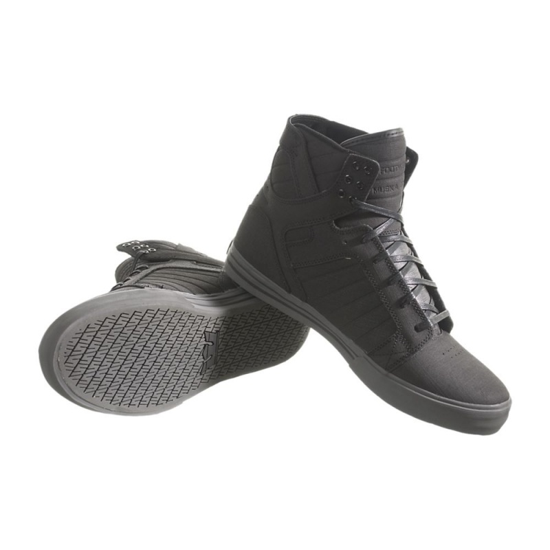 Supra SkyTop Høye Dame Svarte | YFHGB2456