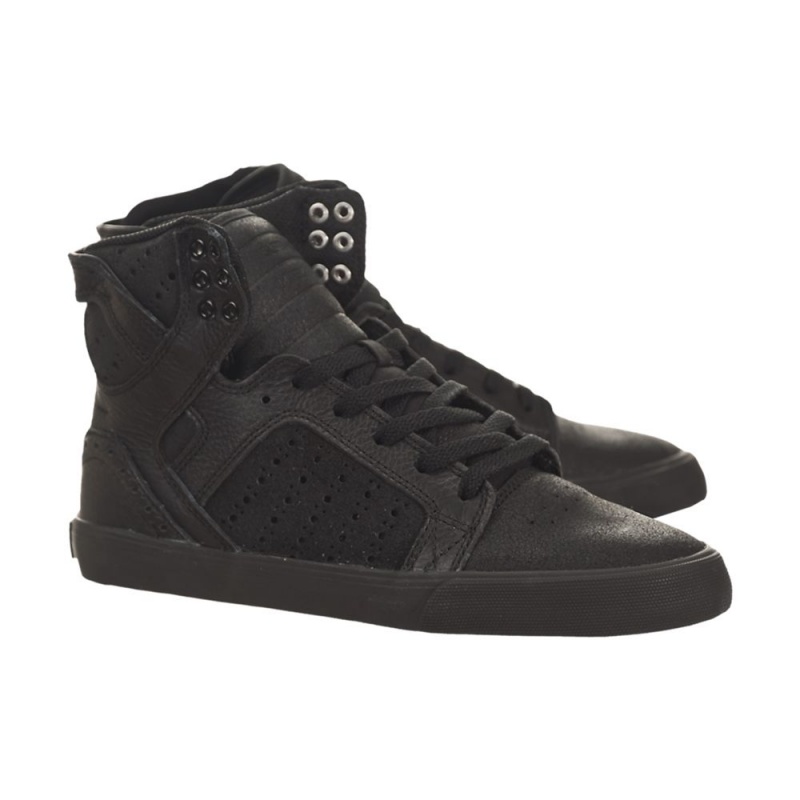 Supra SkyTop Høye Dame Svarte | YQESW5967