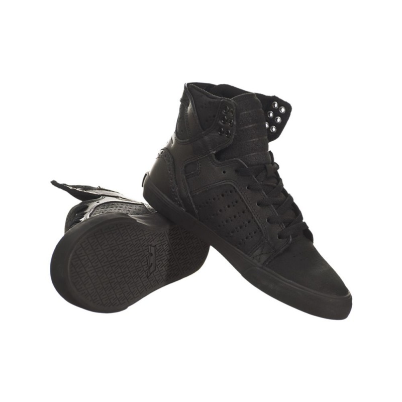 Supra SkyTop Høye Dame Svarte | YQESW5967