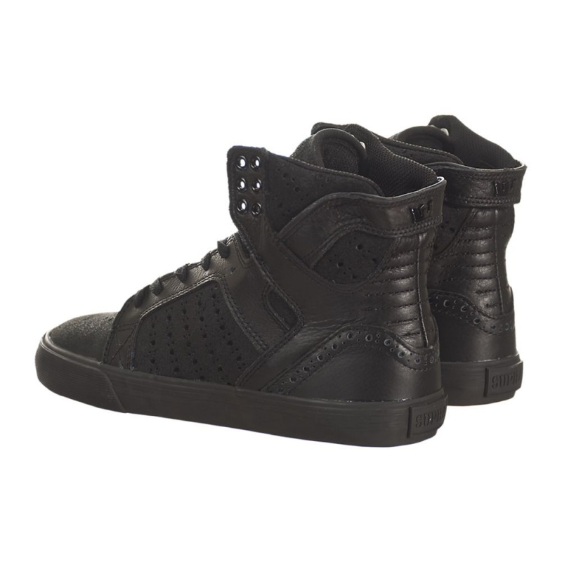 Supra SkyTop Høye Dame Svarte | YQESW5967