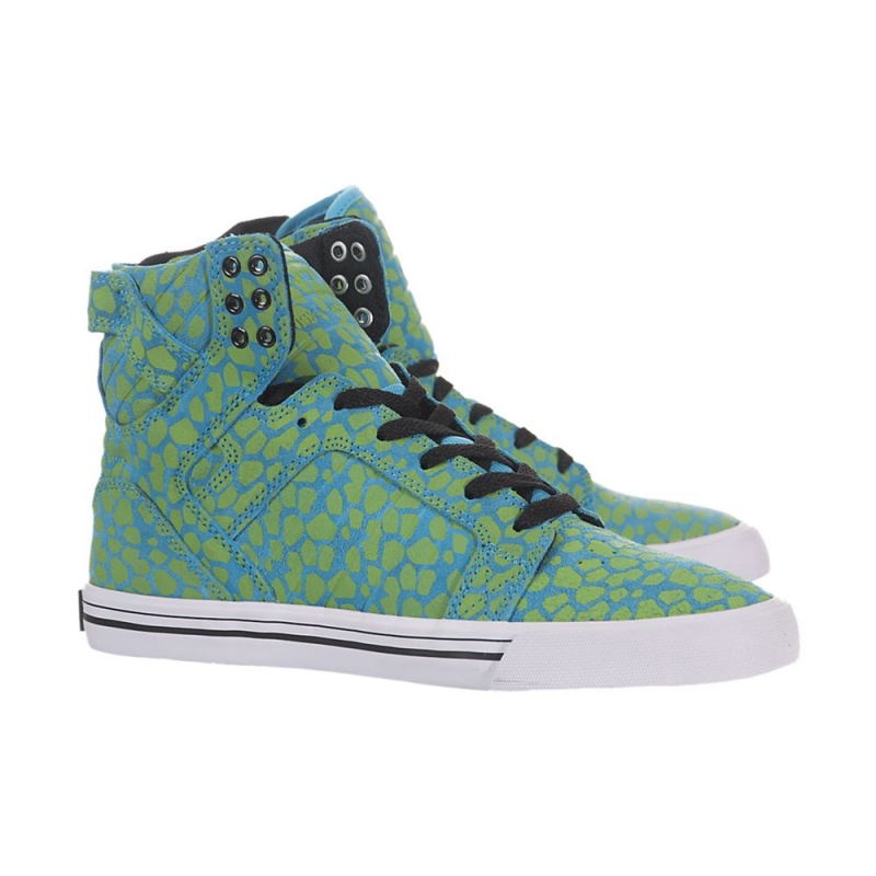 Supra SkyTop Høye Dame Turkis | CSJNW0716