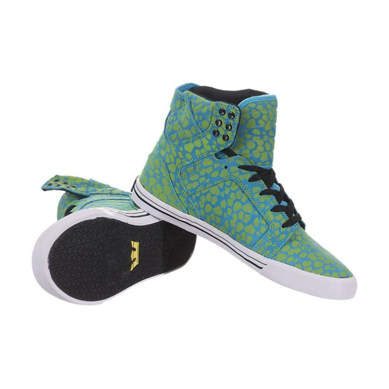 Supra SkyTop Høye Dame Turkis | CSJNW0716