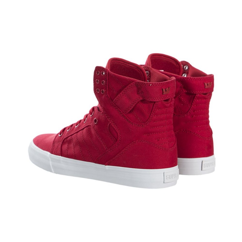 Supra SkyTop Høye Herre Rød | VMIDX4827