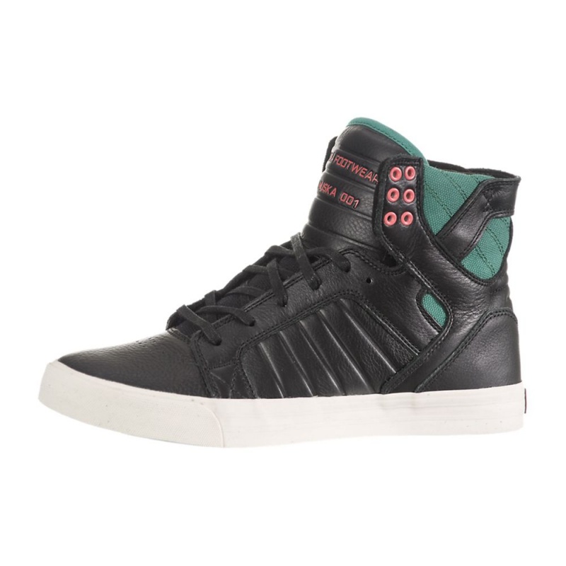 Supra SkyTop Høye Herre Svarte Grønn | VXDKH6103