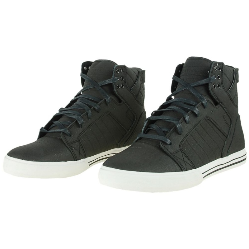 Supra SkyTop Høye Herre Svarte | KANHG7094