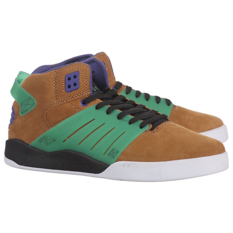 Supra SkyTop III Skatesko Dame Brune | ASFJG4869