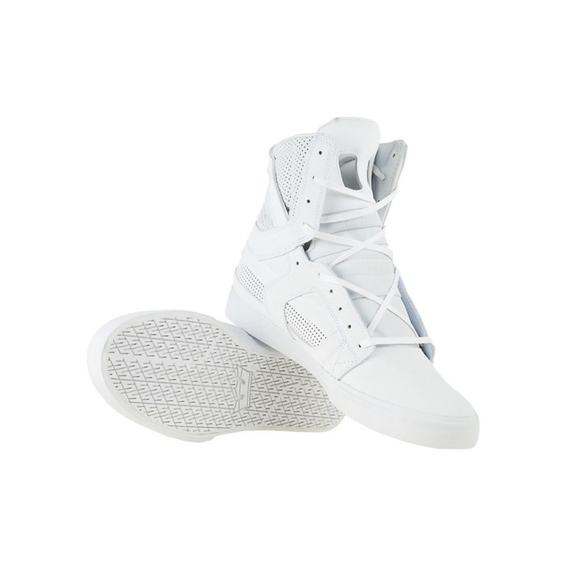 Supra SkyTop II Høye Dame Hvite | PWOHK1076