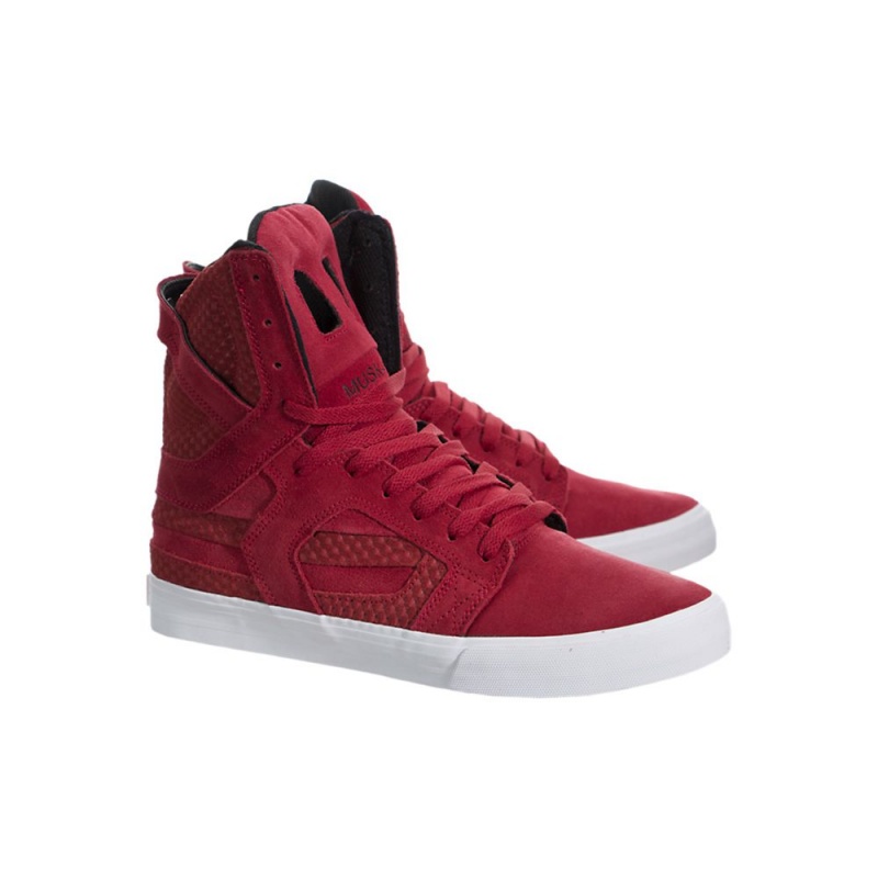 Supra SkyTop II Høye Dame Rød | RZTCW2680