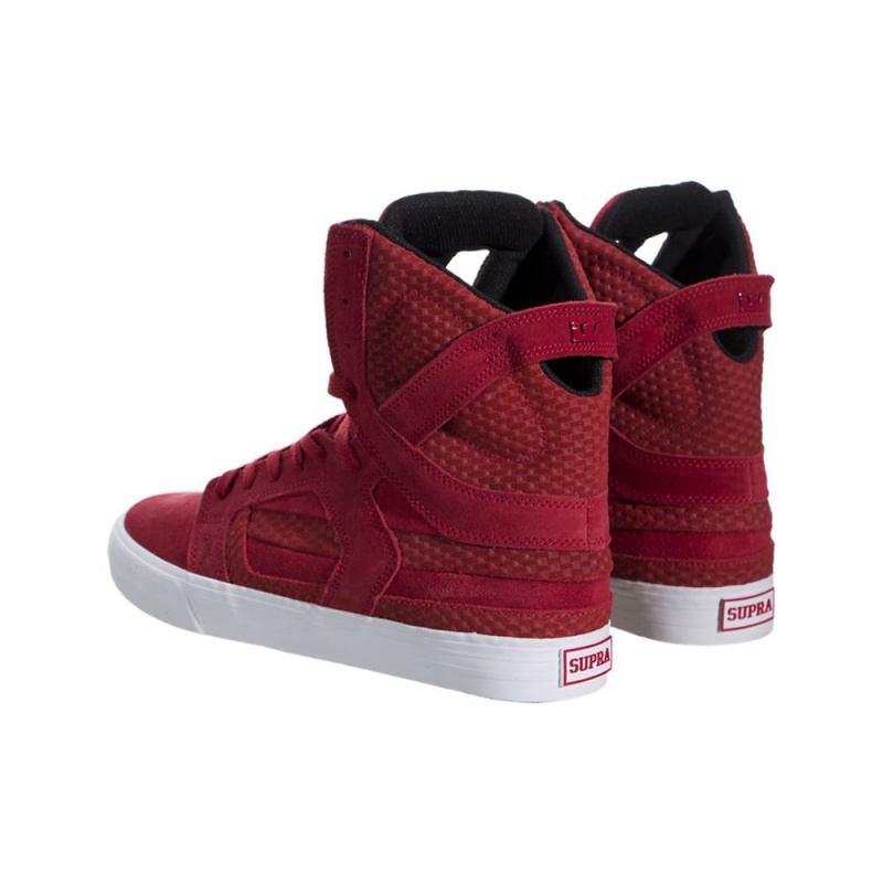 Supra SkyTop II Høye Dame Rød | RZTCW2680