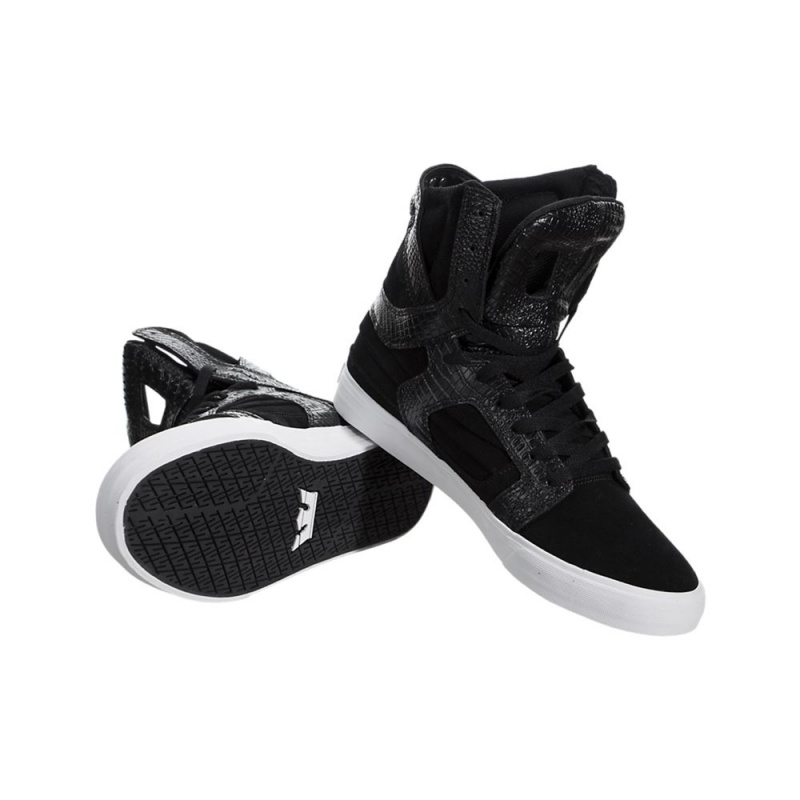 Supra SkyTop II Høye Dame Svarte | PQACE7243