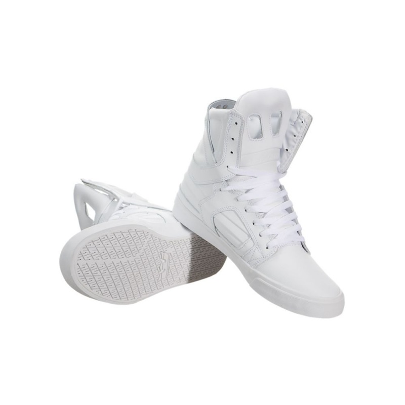 Supra SkyTop II Høye Herre Hvite | RFYCW9521