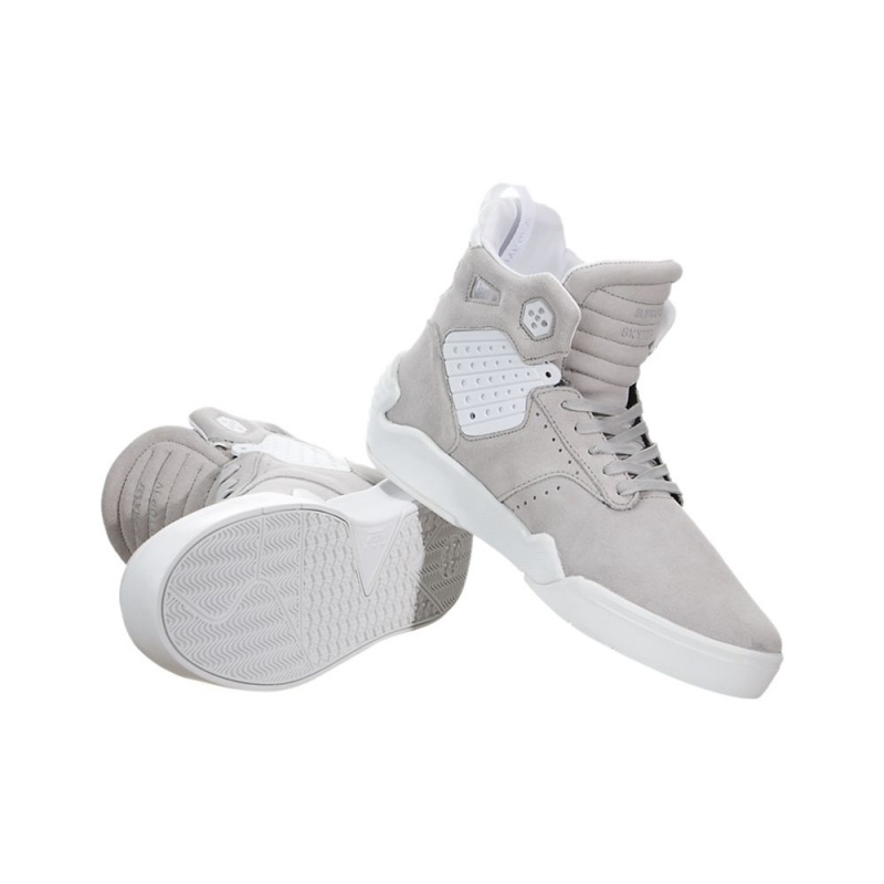 Supra SkyTop IV Høye Dame Grå | XZCST3298