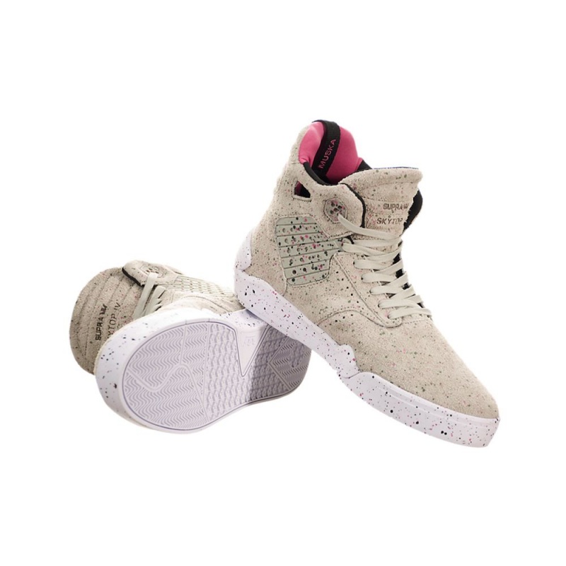 Supra SkyTop IV Høye Dame Khaki | CLXQR6325